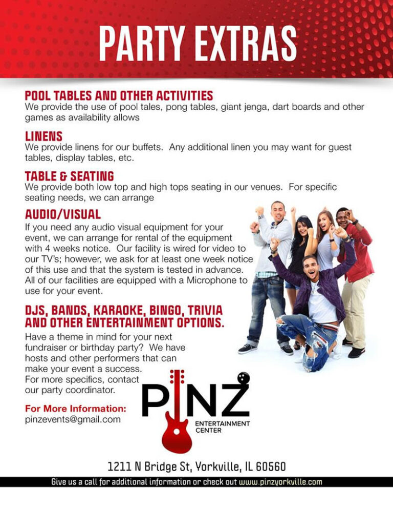 Packages Pinz Entertainment Center